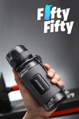 Uzspace FiftyFifty 400ml Çocuk Tritan  Su Matarası Silikon Korumalı Kaydırmaz Gövde - 3
