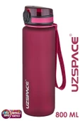 Uzspace  800ml -Yeni Ebat-Boy 25 cm-Tritan Su Matarası Bpa Koku Sızdırma Yok - 9