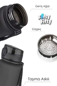 Uzspace  800ml -Yeni Ebat-Boy 25 cm-Tritan Su Matarası Bpa Koku Sızdırma Yok - 10