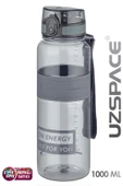 Uzspace Tritan Su Matarası 1000ml 1 Litre Büyük Boy Yenilenen Renkler - 2