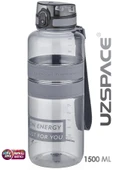 Uzspace Tritan Su Matarası 1500ml 1.5 Litre Mega Boy Yenilenen Renkler - 2