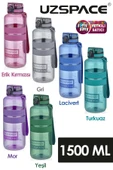 Uzspace Tritan Su Matarası 1500ml 1.5 Litre Mega Boy Yenilenen Renkler - 7