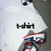 POISHOPS Erkek Oversize Beyaz Tişört - 3