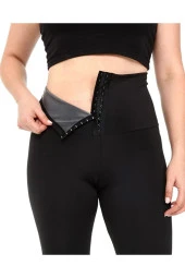 Agraflı Termal Sauna Tayt ( L ) Neotex Agraflı Terletme Taytı - 4