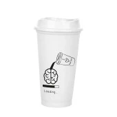 Kahve Bardağı - Kapaklı Beyaz 473 ml - 4