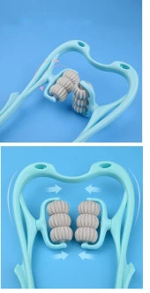 Boyun Bacak Ayak Bel Masaj Aleti Çok Fonksiyonlu Manuel Altı Tekerlekli - 5