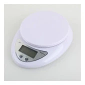 Hazneli Lcd Ekran Hassas Ölçüm Sensörlü 5 Kg Kapasite Dijital Mutfak Terazisi Tartısı - 1