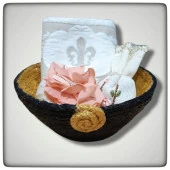 Dekoratif Sepet Sunum Kase Doğal Jüt İp GOLD - 4