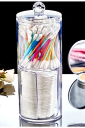 2 Katlı Makyaj Pamuğu Ve Kulak Çubuğu Organizer - 2