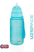 Uzspace Figürlü  400 ml Pipetli  Tritan Çocuk Su Matarası - 3