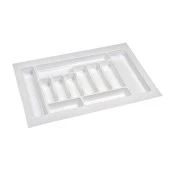 2 Adet Çekmece İçi Kaşıklık 75 x 49 cm Beyaz Mutfak Çekmece Düzenleyici - 2