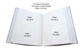Rabsev 13x18cm 200 Fotoğraf Kapasiteli Ciltbezli Lüks Fotoğraf Albümü - 2