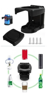 Portatif Katlanabilir Oto Bardak Tutucu Araç Bardaklığı - 1