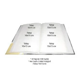 Rabsev 10x15cm 300 Fotoğraf Kapasiteli Desenli Lüks Ofset Fotoğraf Albümü - 2