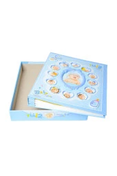 Rabsev 10x15cm 240 Fotoğraf Kapasiteli 12 Ay Çerçeveli Lüks Bebek Fotoğraf Albümü - 3