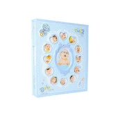 Rabsev 10x15cm 240 Fotoğraf Kapasiteli 12 Ay Çerçeveli Lüks Bebek Fotoğraf Albümü - 1