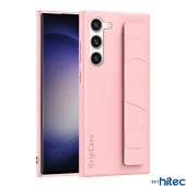 ScHitec Samsung Galaxy S24 Uyumlu Premium Case Parmak Askılı Telefon Kılıfı Pembe thumbnail 2
