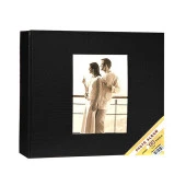 Rabsev 10x15cm 600 Fotoğraf Kapasiteli Lüks Pencereli Deri Fotoğraf Albümü - 1