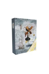 Rabsev RS4602-1 Fotoğraf Albümü 10x15cm 200 Fotoğraf Kapasiteli Pervane Desenli Anı Albümü - 1