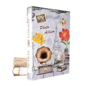 Rabsev Rs23 Fotoğraf Albümü 10x15cm 300 Lük Gramafon Desenli Kutulu thumbnail 1