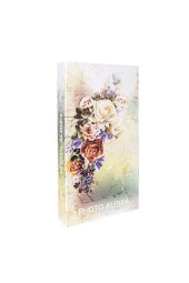 Rabsev RS307 Fotoğraf Albümü 10x15cm 300 Fotoğraf Kapasiteli Gelin Buketi Desenli Lüks Albüm - 1