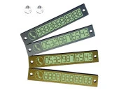 Araç İçi Fosforlu Telefon Plakası - 3