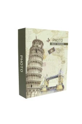 Rabsev RS4602-2 Fotoğraf Albümü 10x15cm 200 Fotoğraf Kapasiteli Pisa Kulesi Desenli Anı Albümü - 6