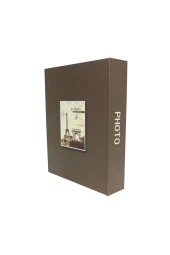 Rabsev RS4602-2 Fotoğraf Albümü 10x15cm 200 Fotoğraf Kapasiteli Eyfel Kulesi Desenli Anı Albümü - 3