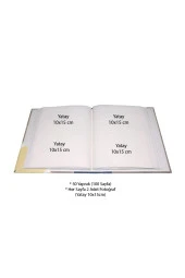 Rabsev RS4602-2 Fotoğraf Albümü 10x15cm 200 Fotoğraf Kapasiteli Saat Kulesi Desenli Anı Albümü thumbnail 2