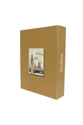 Rabsev RS4602-2 Fotoğraf Albümü 10x15cm 200 Fotoğraf Kapasiteli Saat Kulesi Desenli Anı Albümü thumbnail 5