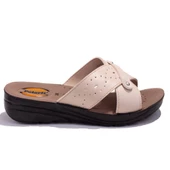 Polaris 403003 Bej Ortopedik Günlük  Kadın Terlik thumbnail 2
