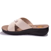 Polaris 403003 Bej Ortopedik Günlük  Kadın Terlik thumbnail 3