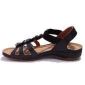 Polaris 157362 Siyah Ortopedik Günlük  Kadın Sandalet thumbnail 3