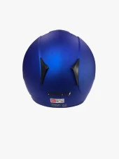 Sway 715 Şeffaf Vizörlü Yarım Motosiklet Scooter Kaskı M Beden Solid Metalic Blue - 7
