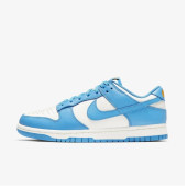 Nike Dunk low Retro Spor Ayakkabı Beyaz-Mavi - 4