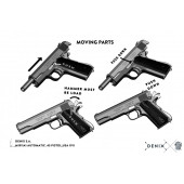 Denix Koleksiyon Grubu-AUTOMATIC .45 PISTOL M1911A1,USA 1911 (WWI & II)-JDNX8312 thumbnail 5