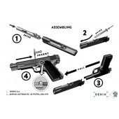 Denix Koleksiyon Grubu-AUTOMATIC .45 PISTOL M1911A1,USA 1911 (WWI & II)-JDNX8312 thumbnail 8