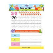 Sevimli Dinom Matematik YAZ-SİL Kitabı thumbnail 3