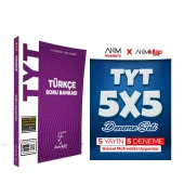 Karekök TYT Türkçe Soru Bankası ve AKM Kitap 5 li Deneme Seti 2 Kitap - 1