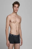 Jack Jones Black Mıcrofıbre 3 L ü Paket Erkek Boxer 12182421 - 5