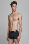 Jack Jones Black Mıcrofıbre 3 L ü Paket Erkek Boxer 12182421 - 6