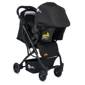 4 Baby AB422 Drone Sky Travel Sistem Bebek Arabası Full Black - 4
