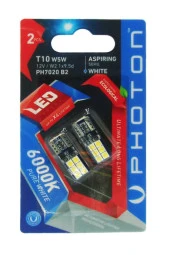 Photon W5w T10 Beyaz 12V Dipsiz Tavan Park Plaka Ledi 2'li - 1