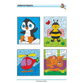 Herkes İçin Sayılarla Boyama Kitap Seti (2 Spiralli Kitap) - 5
