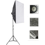 Rabsev Softbox 50x70cm Tek Duylu Sürekli Işık Youtube Video Ve Fotoğraf Çekimi - 1