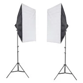 Rabsev Softbox 50x70cm Tek Duylu Sürekli Işık Youtube Video Ve Fotoğraf Çekimi 2'li Set - 1