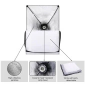 Rabsev Softbox 50x70cm Tek Duylu Sürekli Işık Youtube Video Ve Fotoğraf Çekimi 2'li Set - 3