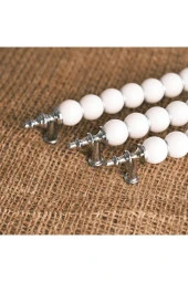 Misket Porselen Görünümlü Dolap Mutfak Çekmece Kulpu 128 Mm (12,8 Cm) 1 Adet thumbnail 2