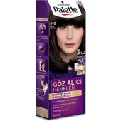 Palette Yoğun Göz Alıcı Renkler Saç Boyası 3.0 Koyu Kahve - 1