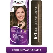 Palette Göz Alıcı Renkler 5-1 Küllü Açık Kahve - 1